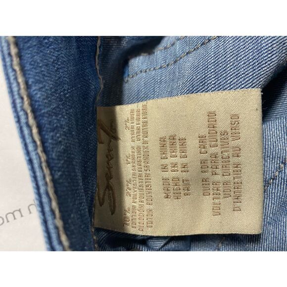 Seven7Girlfriend Cropped Faded Jeans 8 - Picture 8 of 9